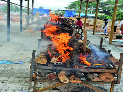 Spectre of death: Bengaluru records 77 deaths; mass cremations begin