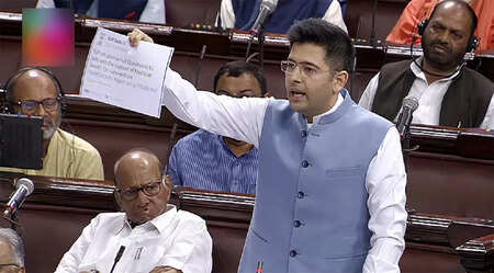Rajya Sabha chairperson Jagdeep Dhankhar refers 'forgery' complaints against AAP&rsquo;s Raghav Chadha to privileges panel