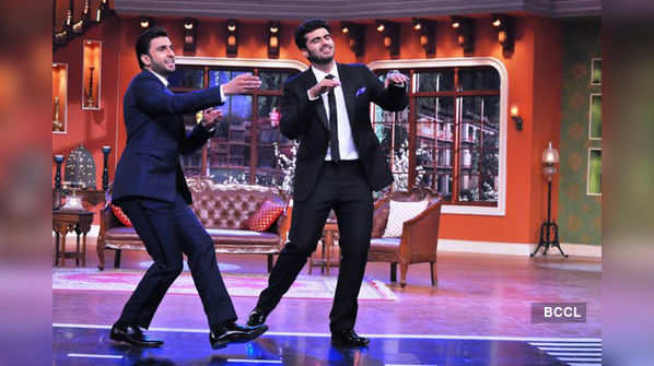 Ranveer Singh and Arjun Kapoor’s dostana on Comedy Nights with Kapil