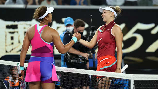 Australian Open: Anisimova stuns defending champion Osaka