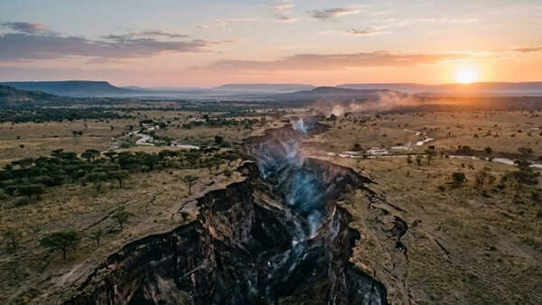Scientists detect a massive new tectonic plate boundary forming in Zambia that could change the world map
