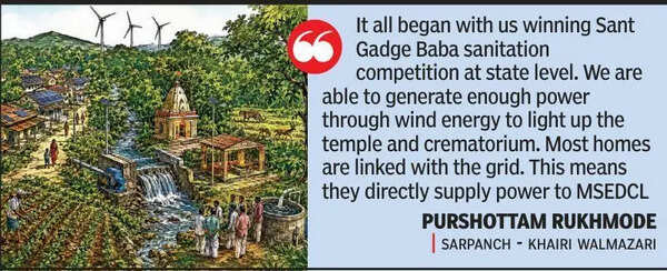 Harnessing solar & wind energy, Bhandara village bags Centre’s climate action award