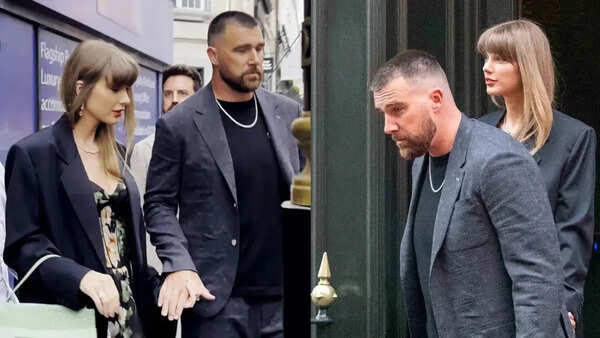 Taylor Swift stuns in $4,000 luxury look as Travis Kelce romance heats up during rare London appearance