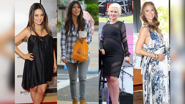 Six pregnant Hollywood hotties