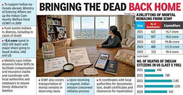 Funding for repatriating bodies from US under increased scrutiny