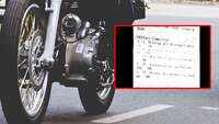 Biker fined Rs 23000 in Gurugram 