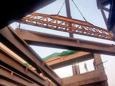 KR Puram foot over bridge all set to skip yet another deadline