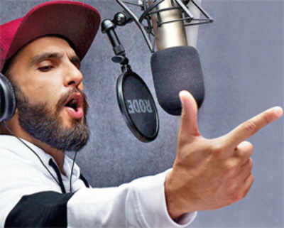 Ranveer Singh raps for a new single