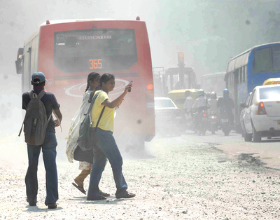 Each BMTC bus picks up about 2 kg of fine dust in just 8-10 hours on the Bengaluru roads