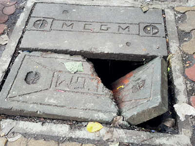 Repair broken manhole covers immediately