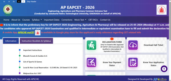 AP EAMCET 2026 answer key, response sheet releasing shortly at cets.apsche.ap.gov.in: Check steps to download, raise objections