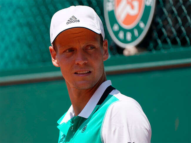 Tomas Berdych splits with Goran Ivanisevic