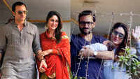 Throwback Thursday! Kareena Kapoor and Saif Ali Khan's first public picture as a couple and introduction of newborn Taimur 