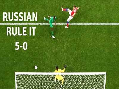 FIFA World Cup 2018: Russia beats Saudi Arabia in the World Cup opener in Moscow