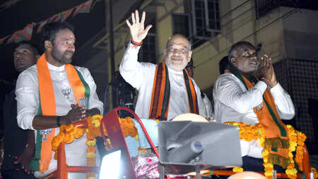 KCR indulged in scams worth thousands of crores, alleges Union home minister Amit Shah