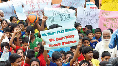 Residents against Indoor Stadium at Indiranagar