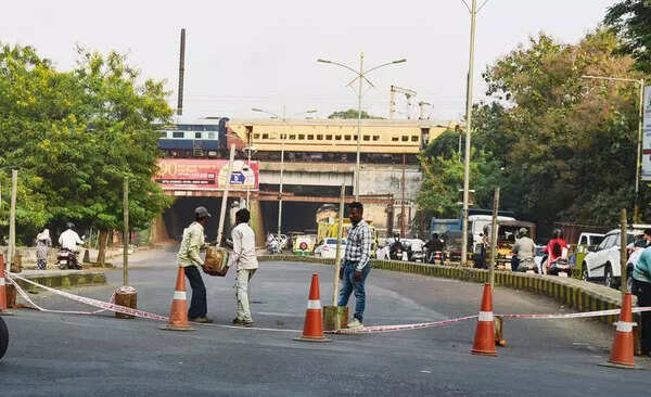 Closed for rehab work, Dhantoli RUB reopened in 24 hours to ease gridlock
