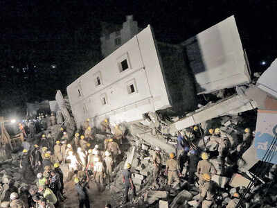 4 Dead, many trapped in building collapse in Kasavanahalli