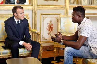 Watch: French President Emmanuel Macron offers citizenship, job to ‘illegal’ Mali migrant who saved dangling child in Paris