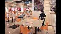 City malls - food courts gear up for customers safety and take necessary precautionary measures 