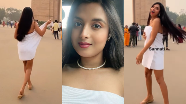 'Crossed all limits': Kolkata model's towel dance for International Men's Day at India Gate goes viral