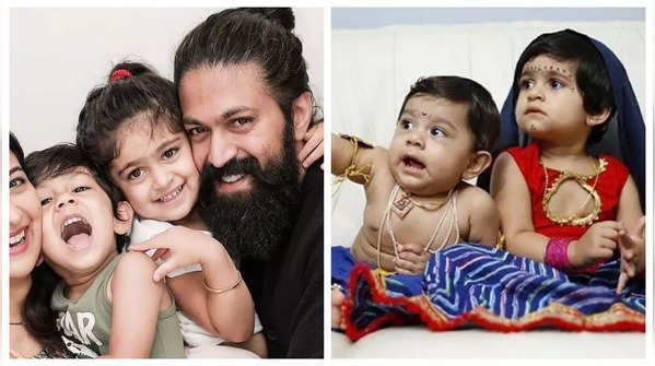 ​Yash's kids Ayra and Yatharv: Cute pictures you shouldn't miss​