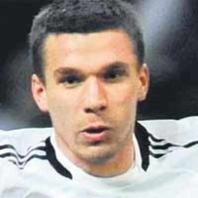 Podolski contributes to fair-play fund!