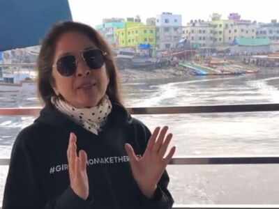 Neena Gupta is making the most of the Mumbai weather