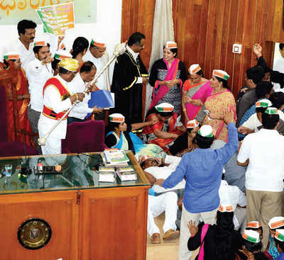 Ruckus at BBMP council meeting over property tax hike