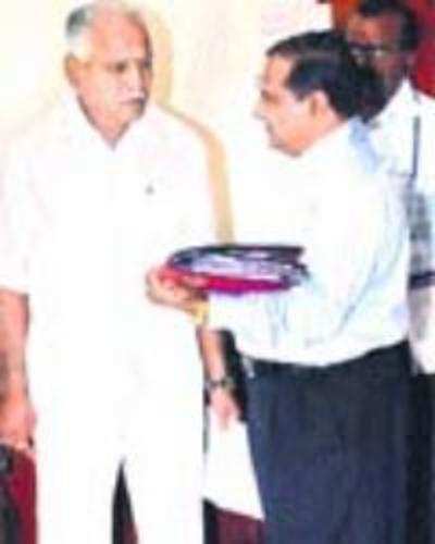 Yeddyurappa's bitter gift on Baligar's B'day