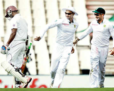 Philander strikes as West Indies made to follow on