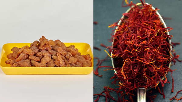 Why Ayurveda recommends eating soaked Munakka with saffron daily