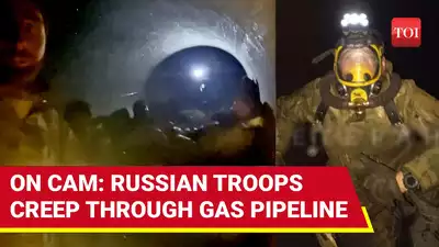 Putin's Men Crawl 15 Kms In Gas Pipeline': Dramatic Footage Of Russia's  SHOCKING Kursk Ambush | International - Times of India Videos