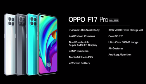 oppo f17 pro 108mp camera