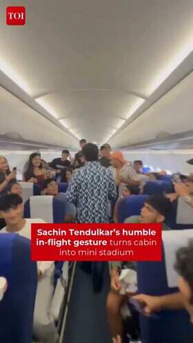 Sachin Tendulkar Wins Hearts with Warm In-Flight Interaction