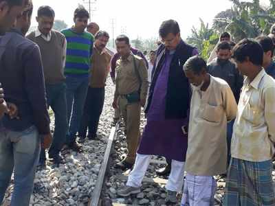 Villagers notice crack in railway track, accident averted