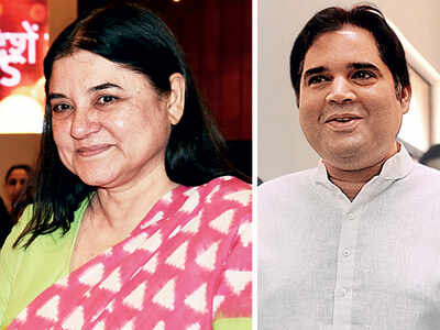 BJP swaps seats between Maneka and son Varun