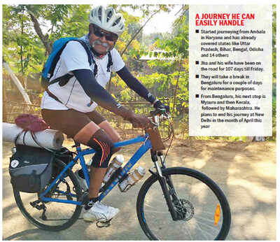 Retired general bikes for martyrs