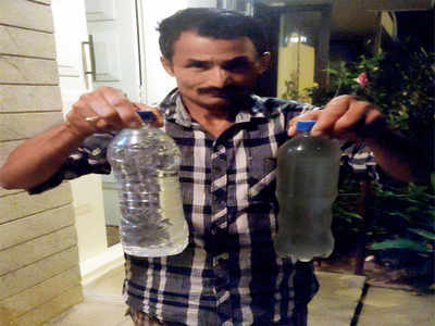 Contaminated water in Shanthinagar