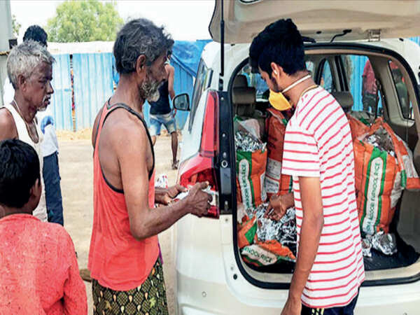 Bengaluru-based startup serves 16,000 meals a day to needy at 19 locations across Hyderabad
