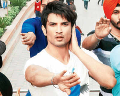 Sushant flaunts his moves on the streets of Amritsar