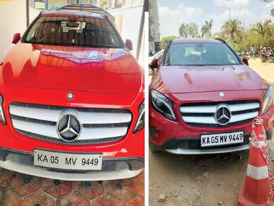 Mercedes-Benz owner finds to his shock that someone is driving around in a car similar to his