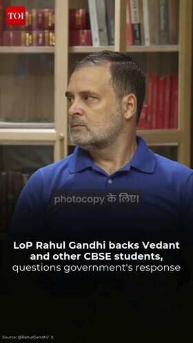 Rahul Gandhi Backs CBSE Students After Physics Paper Mix-Up