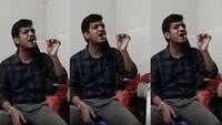 Doctor taking swab test on self in Lucknow, video goes viral 