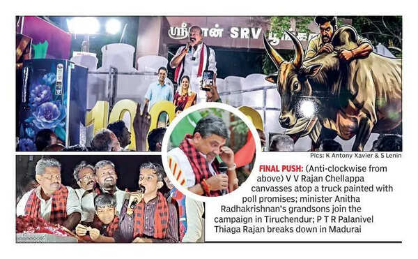 Parties vie to impress with final push