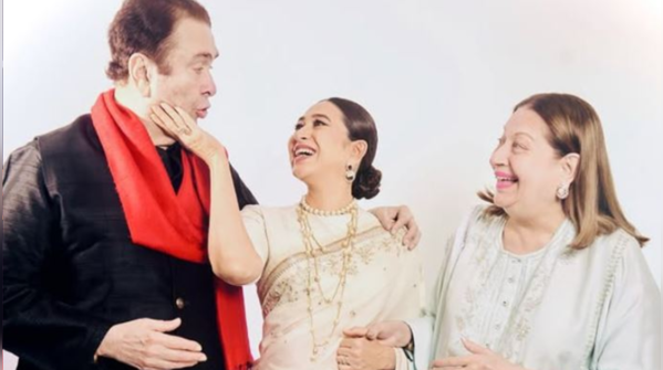 Karisma Kapoor and Randhir Kapoor