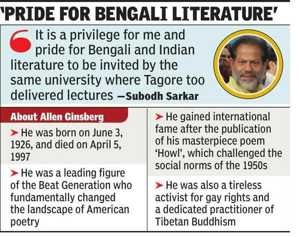 Poet Subodh gets Harvard call to speak on Ginsberg’s India connect