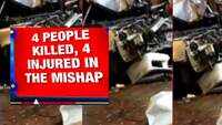 Mumbai: Speeding car runs over pedestrians, crashes into restaurant wall; 4 killed, 4 injured 