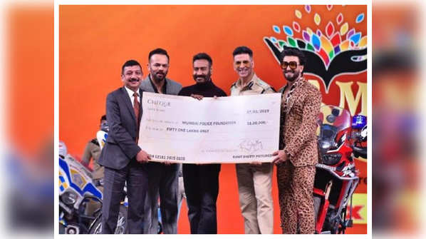 Rohit Shetty donates Rs 51 lakh from ‘Simmba’ profit to the Mumbai Police welfare fund
