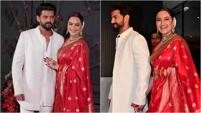 Sonakshi Sinha and Zaheer Iqbal Wedding LIVE Updates: Newlyweds make their FIRST public appearance at their star-studded reception